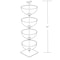 Azar Displays Four-Tier 16" Bowl Floor Display 751604 - alternate 2